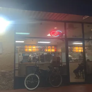 Storefront... &amp; a bike.
