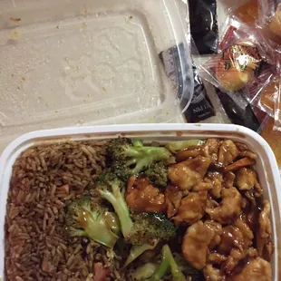 Chicken and Broccoli combo! So good