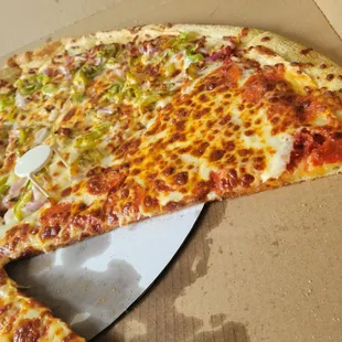 Omg the best pizza I have ever had and extremely clean..found our new spot!
