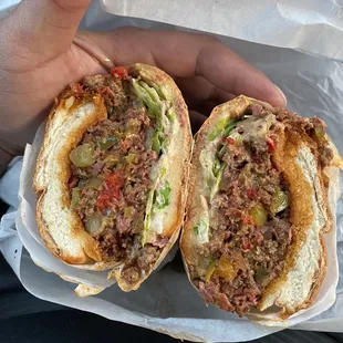 Chop #14 Ny chopped cheese sandwich