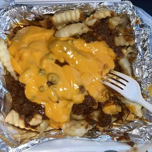 Chili cheese fries