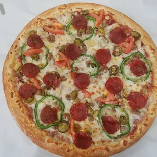 pepperoni and jalapeno