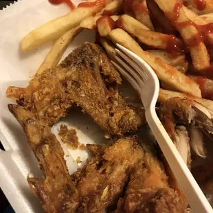 Look at this chicken! Gross!