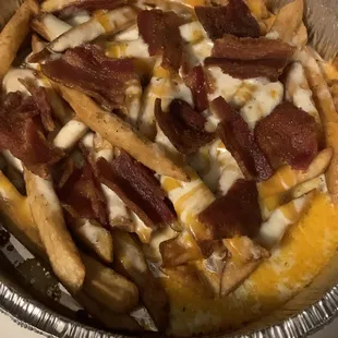 Burnt &amp; cold deluxe fries