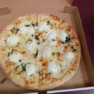 White pizza! So delicious!