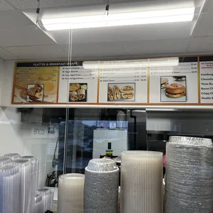 menus and prices