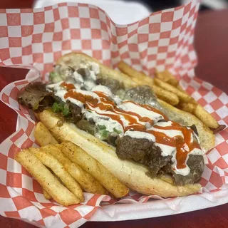 Gyro King Lamb Philly Cheese Steak