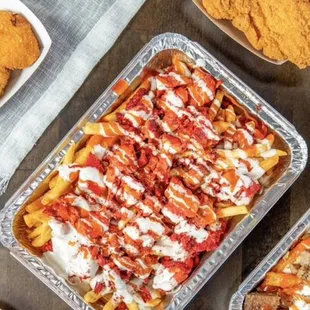 Meat fires and appetizers
