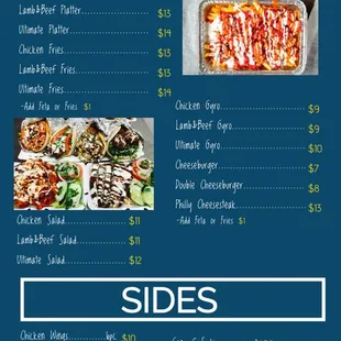 Our menu