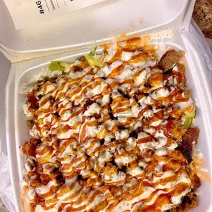 platter with extra lamb