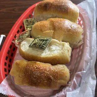 Big rolls with butter