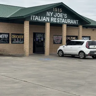 Front of establishment
