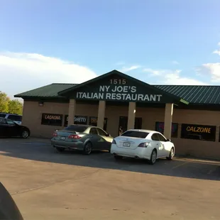 the front of the restaurant