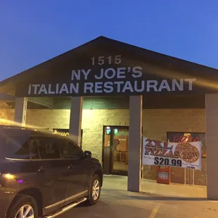 pizza, outside