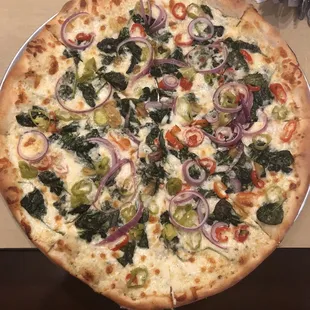 Veggie with Alfredo!