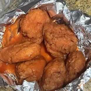 Boneless wings-hot