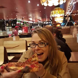 Sausage and pepperoni pizza