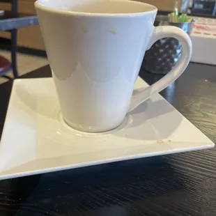 a cup and saucer