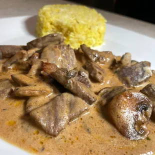 Beef Stroganoff