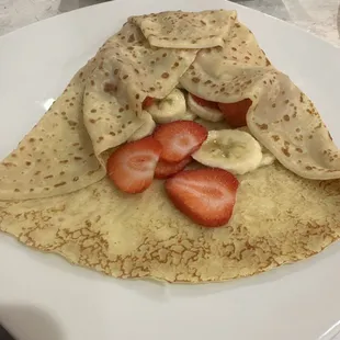 Strawberry Banana Crepe