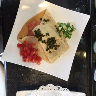 Smoked Salmon Crepe