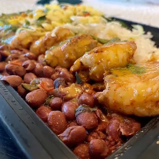 Coconut shrimp plate!