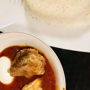 White Rice w/ Stew