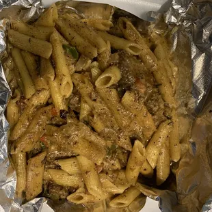 Oxtail Rasta pasta