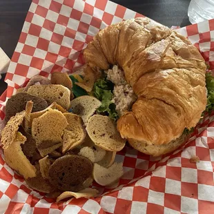 Homemade Chicken Salad Sandwich