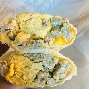 Breakfast burrito