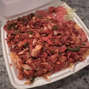 113. Chicken Over Rice - I got my sauce on the side
