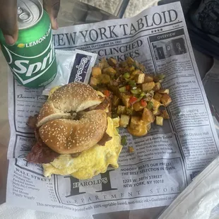 food, bagel, bagels