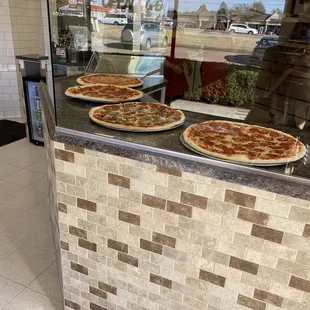 interior, pizza