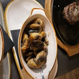 Side mushrooms