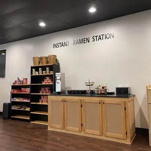 the inside of the restaurant