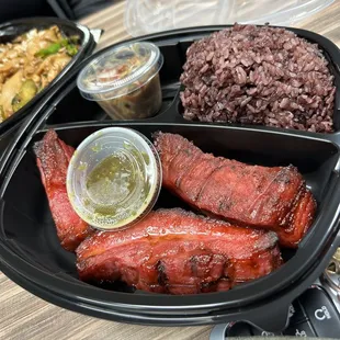 Pork Belly with papaya side