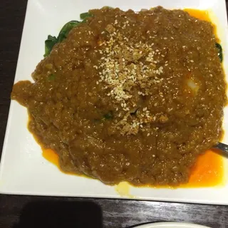 7. Cutter Squid with Chinese Hollow Vegetable