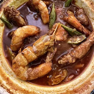 11. Jumbo Shrimp in Assam Casserole