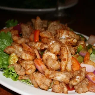 1. Crispy Golden Fried Squid