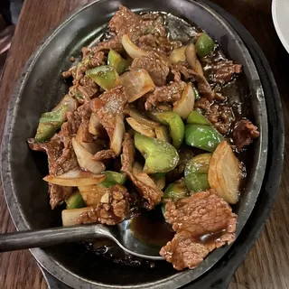2. Sizzling Beef Platter