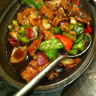 L5. Beef with Black Pepper Lunch Special