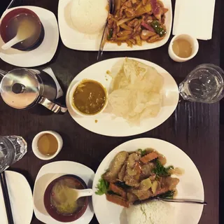 L18. Ginger and Scallion Fish Fillet Lunch Special