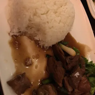 10. Duck with Ginger and Scallions over Rice