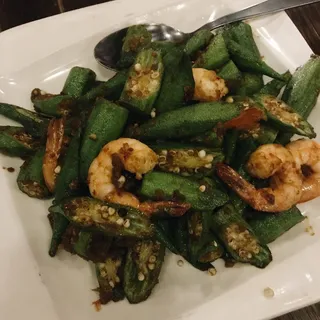 2. Shrimp with Lady Fingers Malaysian Style