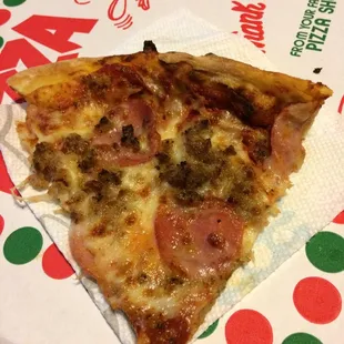 Perfectly baked pizza!