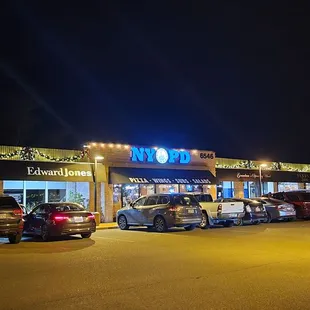 cars parked outside