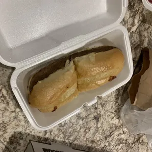 Steak Hoagie with Pizza Sauce