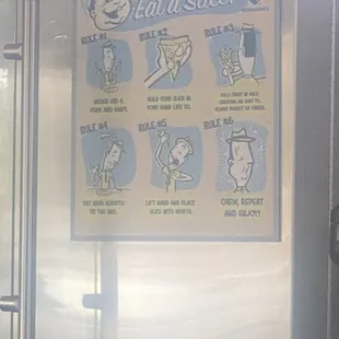 Rules for pizza