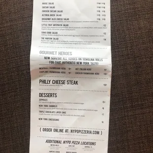 Salads and sandwiches