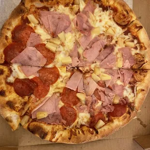 a pizza in a box